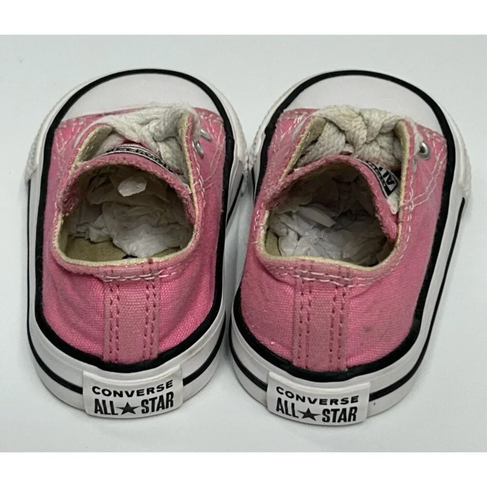 Converse All Star Chuck Taylor Low Sneakers Shoes Size 3 BABY Pink Streetwear